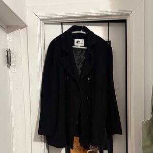 Vintage Women's Black Peacoat